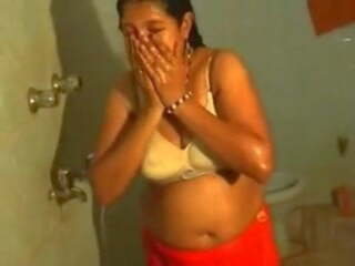 Telugu känd sunitha vanitha vani aunty bad med vit