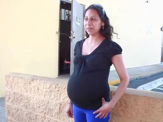 Shtatzënë street-41 vjet i vjetër me second pregnancy: xxx film f7