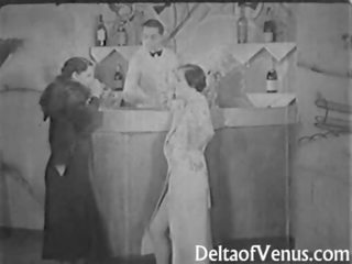 Giltigt tappning xxx filma 1930s - kvinna kvinnlig manlig trekanter