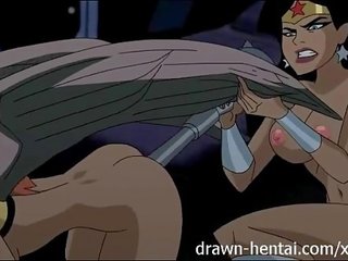 Justice league hentai - twee kuikens voor batman piemel